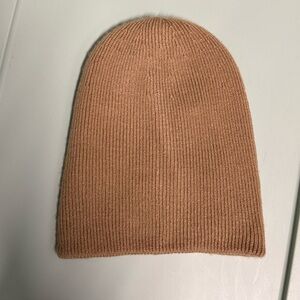 Main Character Camel Knit Beanie